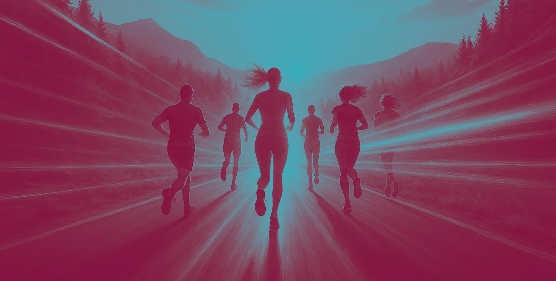 Headerbild Agentforce Laufgruppe Duotone