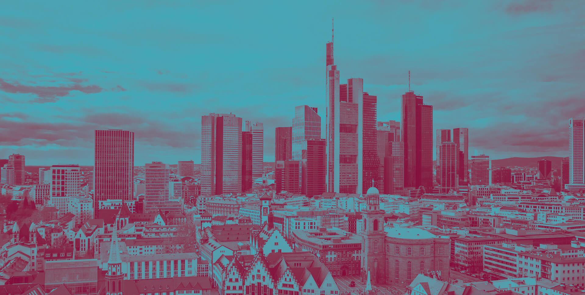 Headerbild Standortseite Frankfurt Duotone