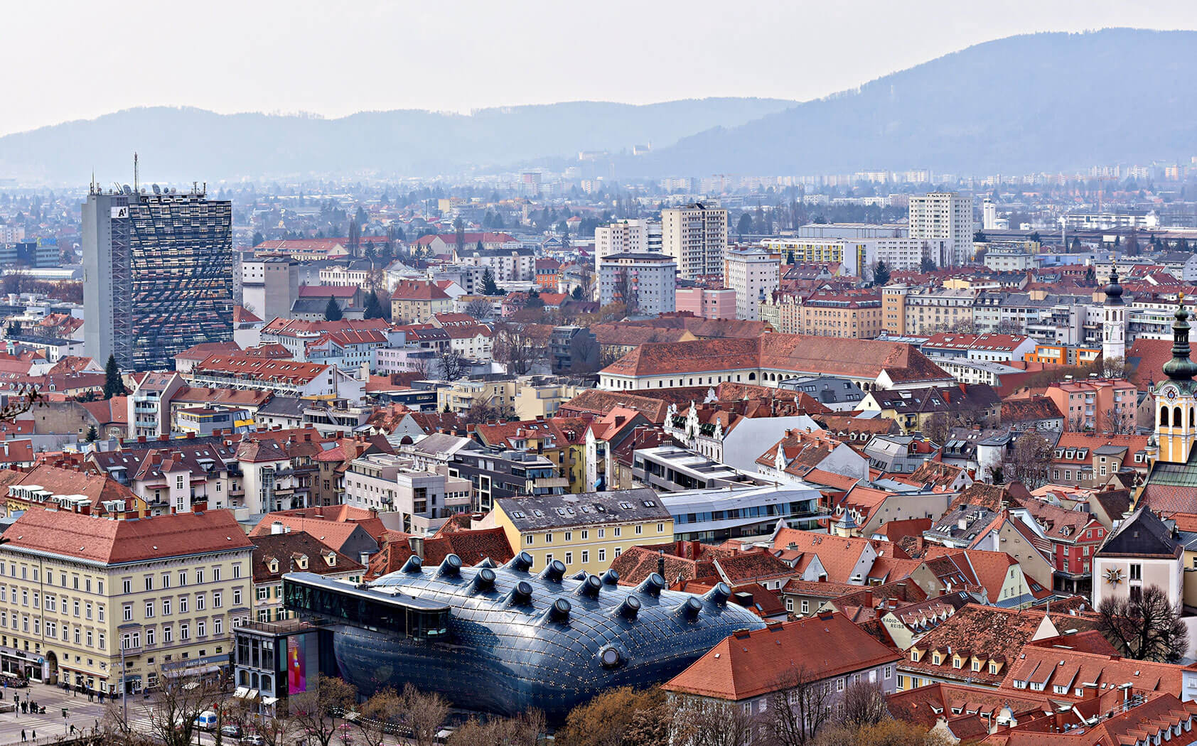 CRM Beratung in Graz Panoramablick über Graz