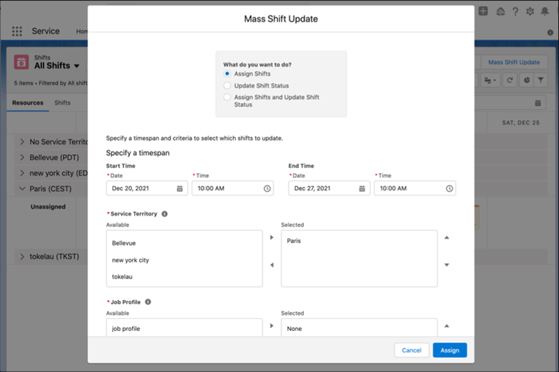 Save Time with Mass Shift Updates