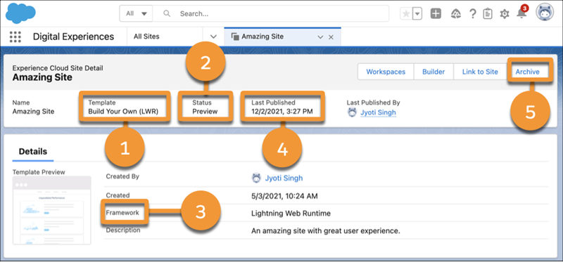 Archive Experience Cloud Sites (Generally Available)