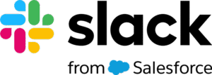 Logo Slack from Salesforce (black)